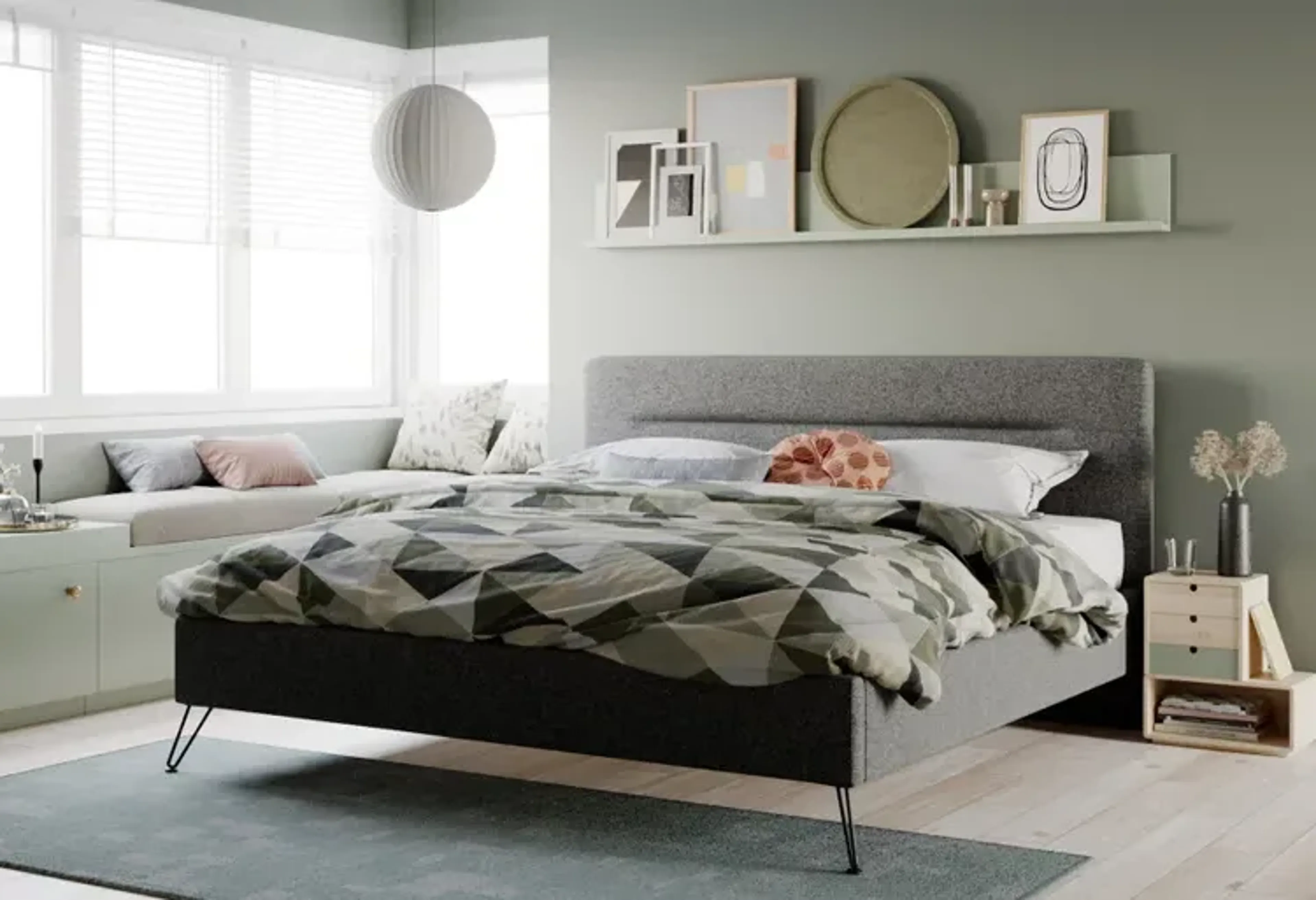 Gestoffeerd Bedframe Dream Comet
